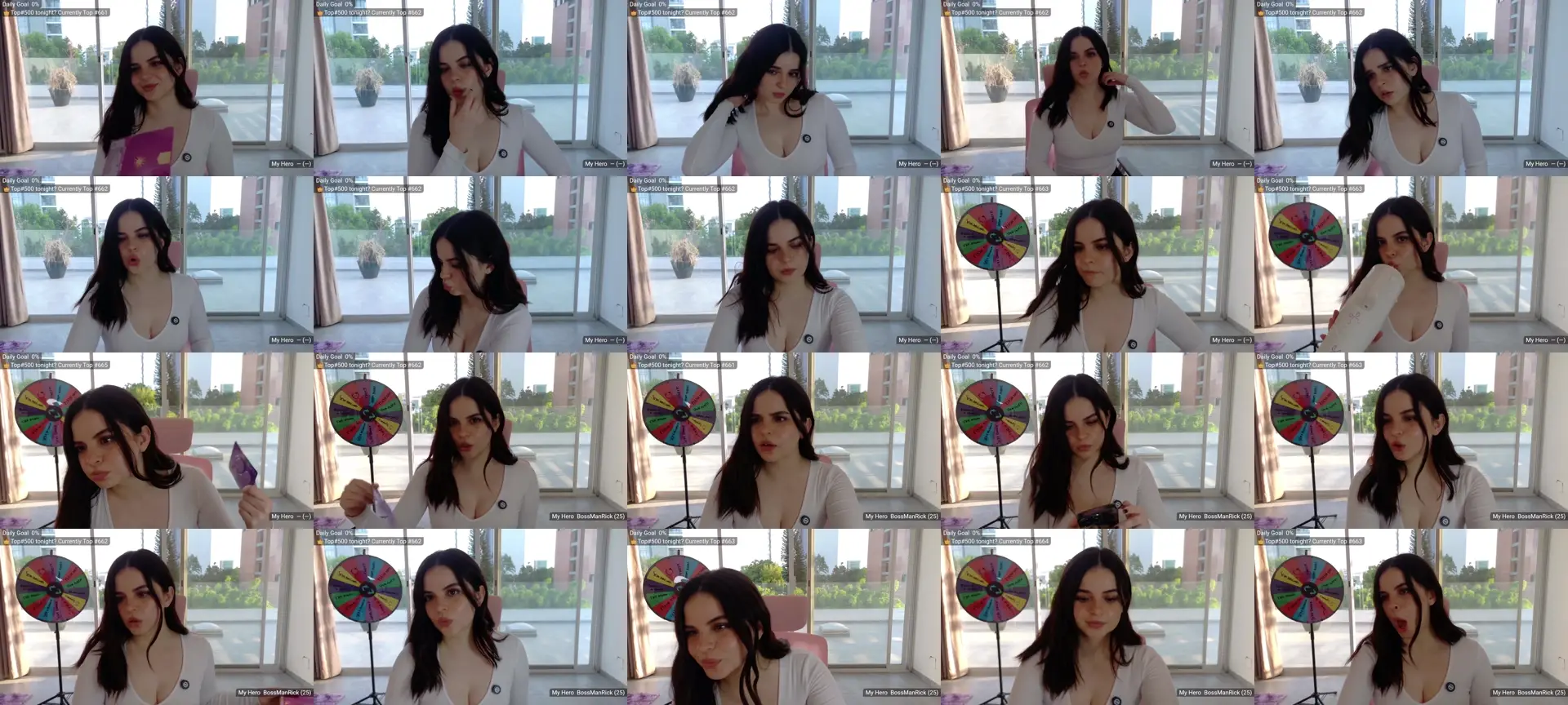 BunnyGotBack photo contact sheet