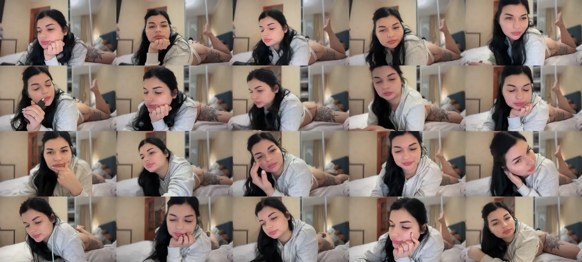 CherryEvve photo contact sheet