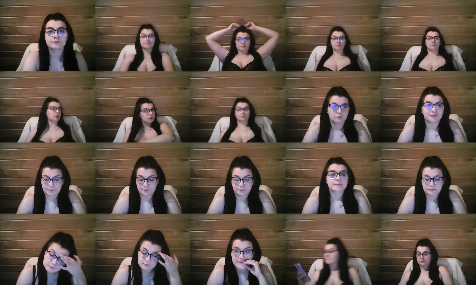 Chrissy25 photo contact sheet