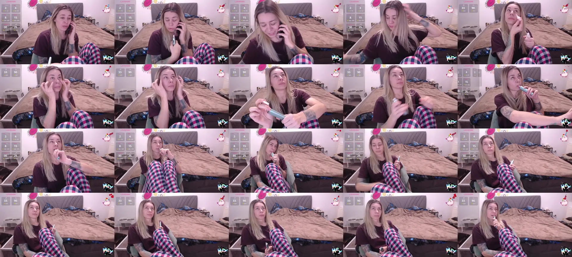 Directgirl photo contact sheet