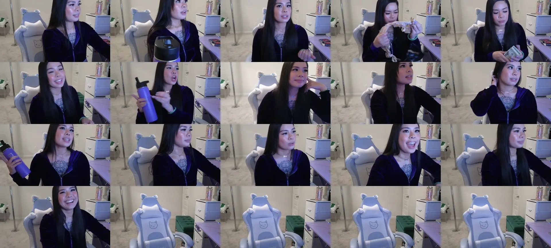 dolllface photo contact sheet