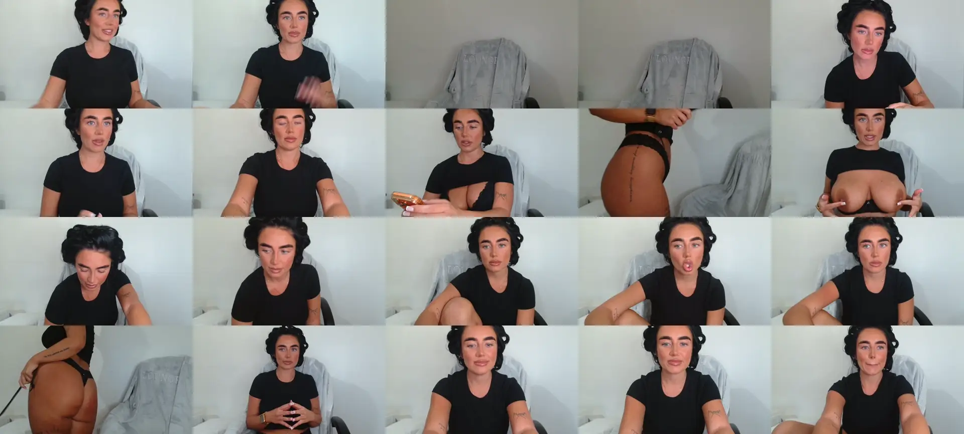 ElleBloom photo contact sheet