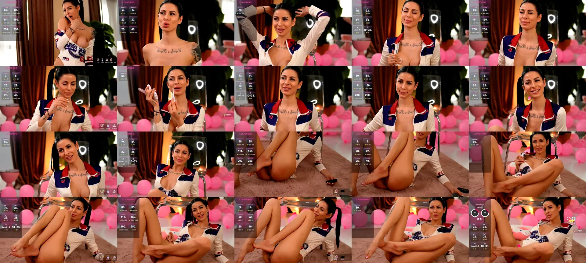 EvaAmanti photo contact sheet