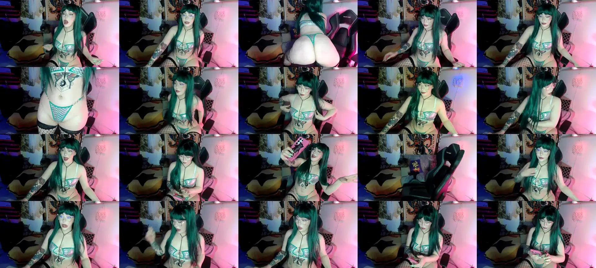 EvieEuphoric photo contact sheet