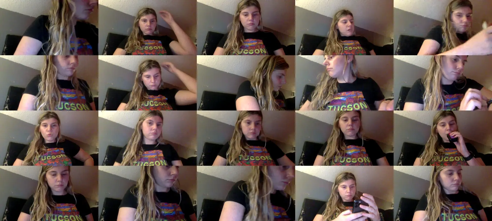 Feetgirl33 photo contact sheet