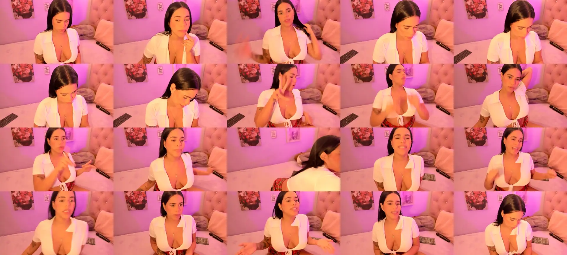 Gaby_star photo contact sheet