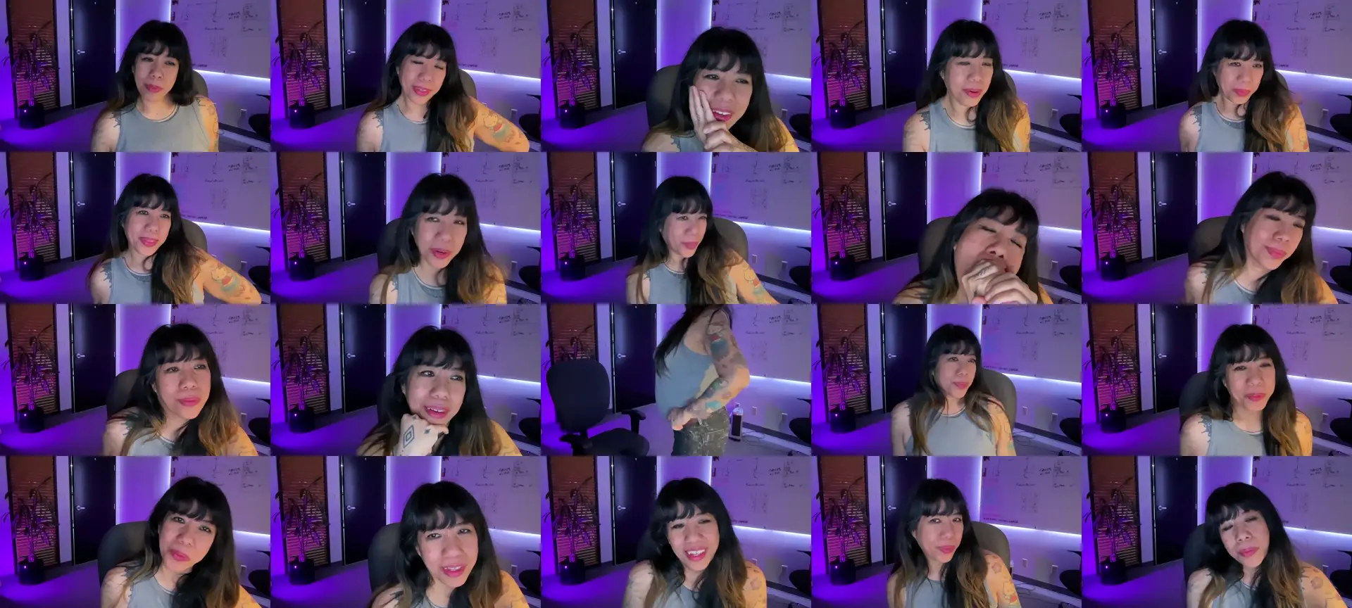 GhostGoddess photo contact sheet