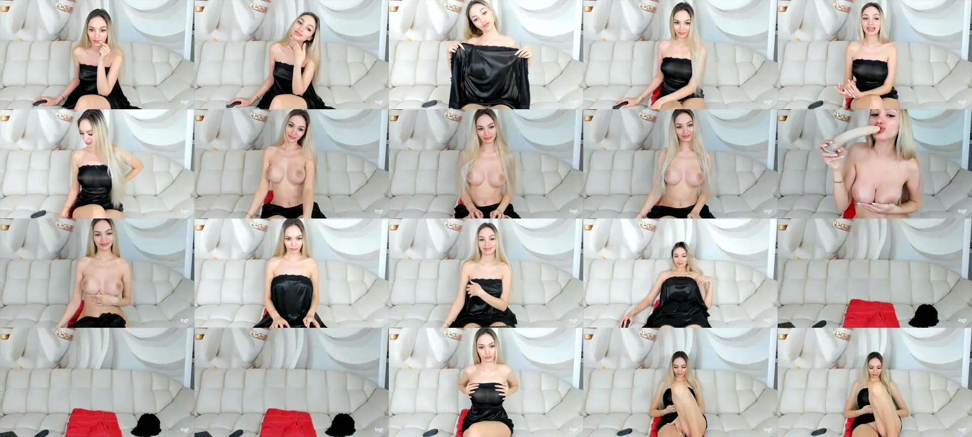 HaleySweet18 photo contact sheet