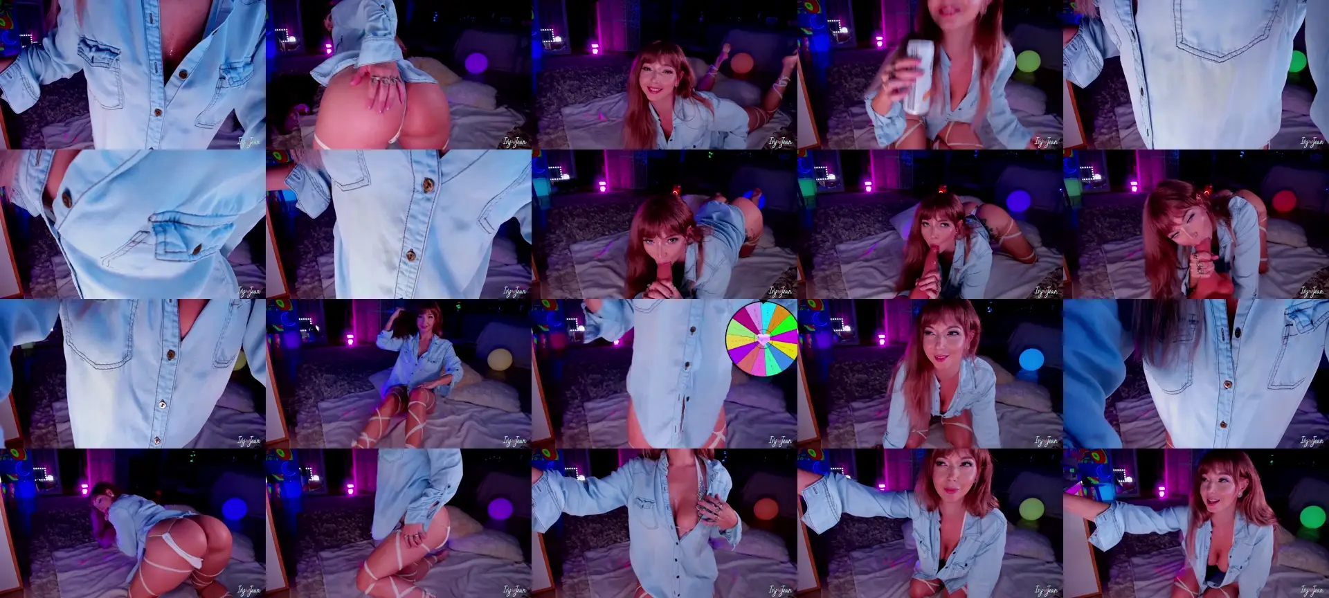 IvyJean photo contact sheet