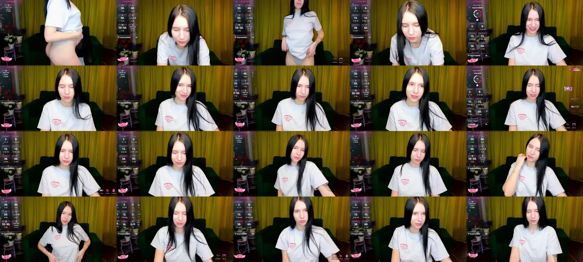 KarolinaBlack photo contact sheet