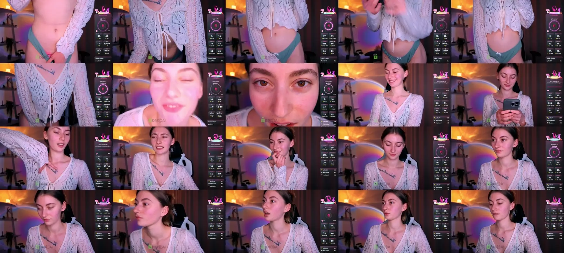 Lady_Curls photo contact sheet