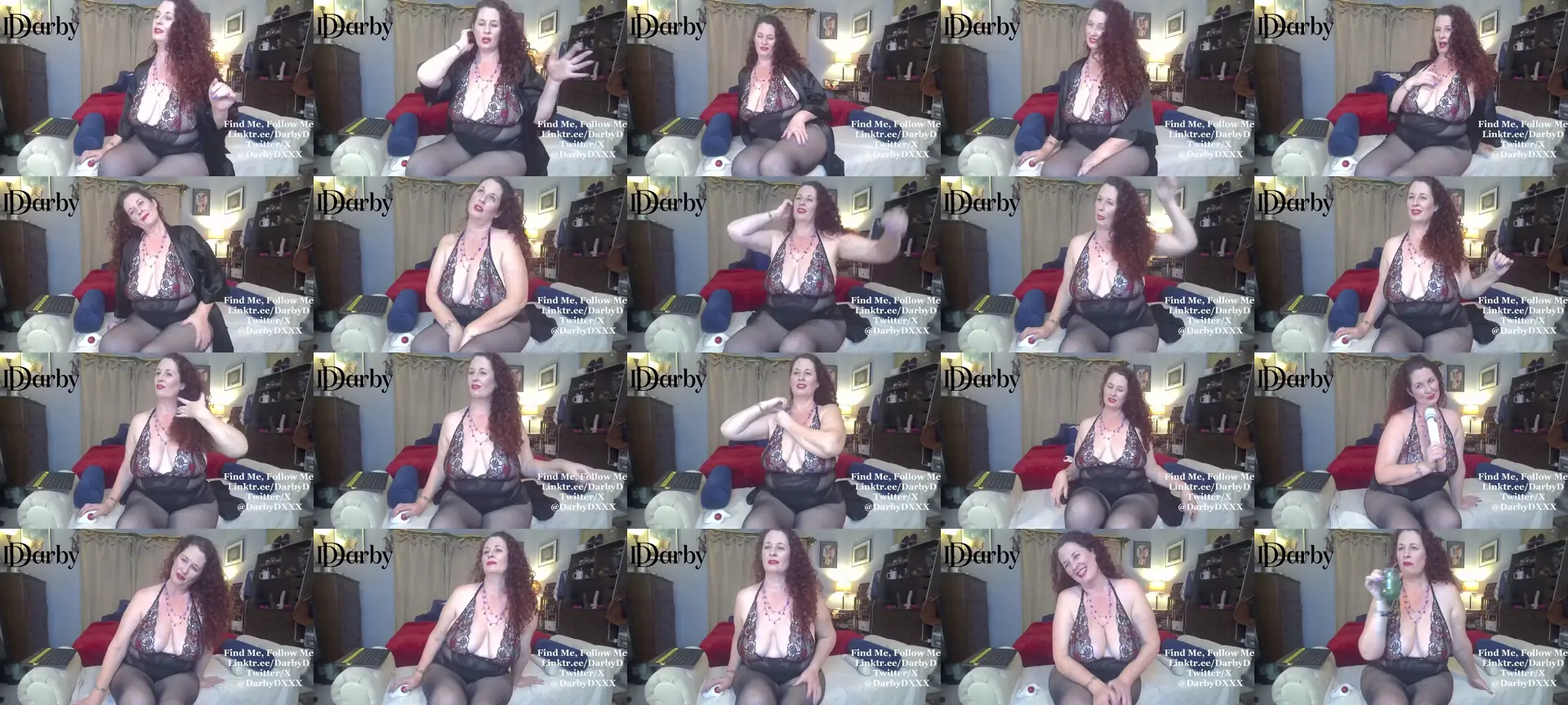 LadyDarbyD photo contact sheet