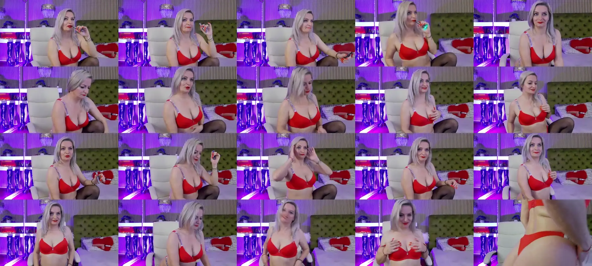 LadyTouch69 photo contact sheet