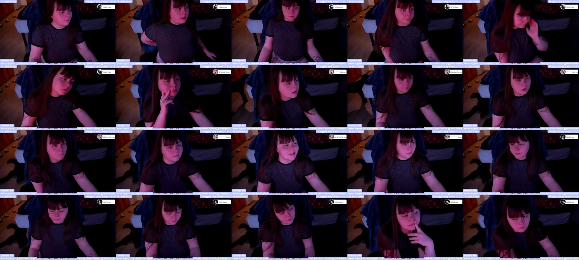 LavenderMei photo contact sheet