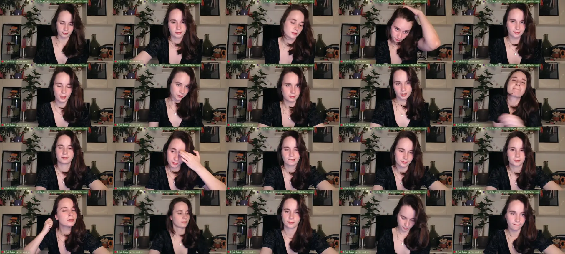 LizzyPeach photo contact sheet