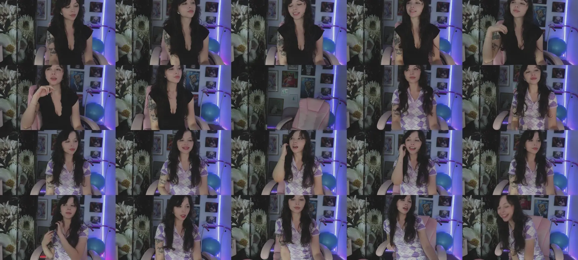 Makiyahbelle photo contact sheet