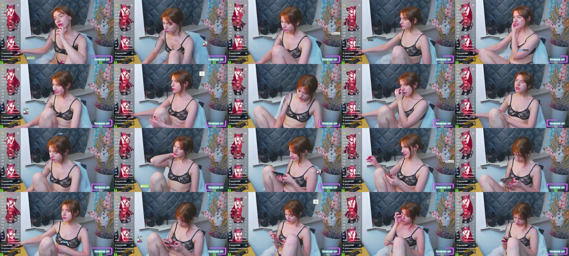 MeganCat photo contact sheet