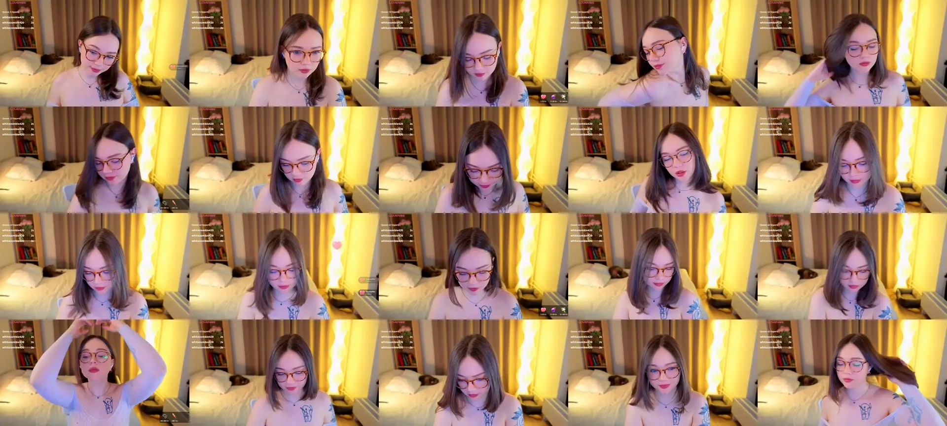 Milly_Saint photo contact sheet