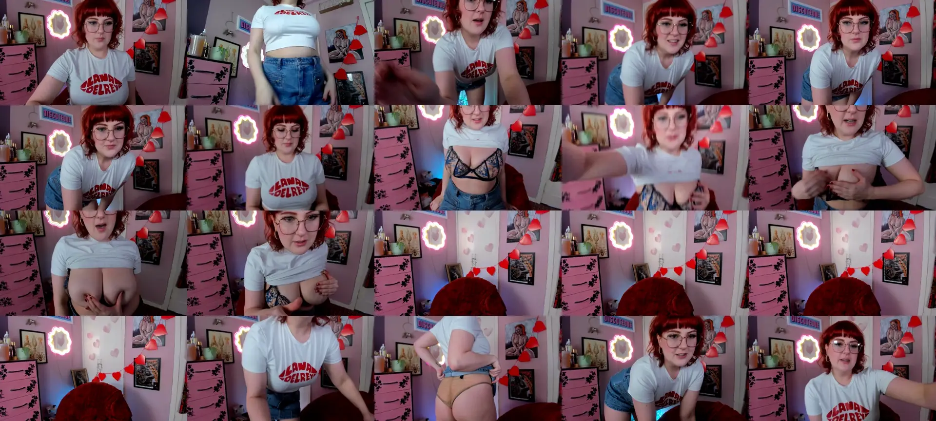 MissMimiRose photo contact sheet