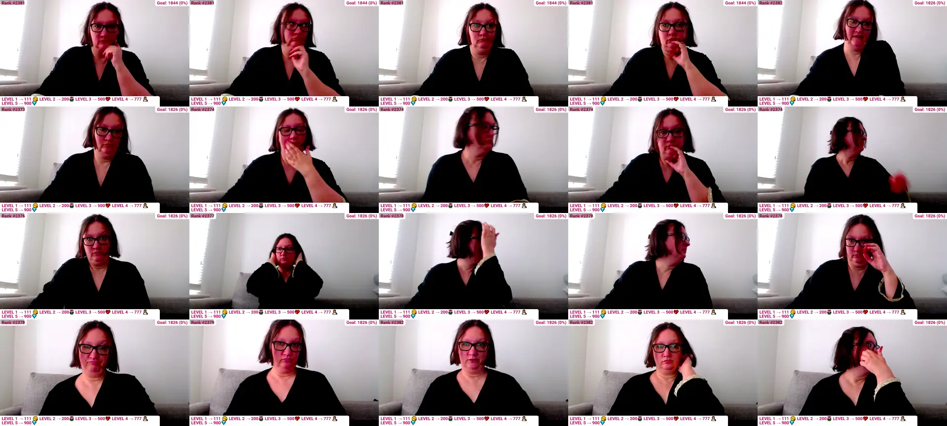 MisssCutiePie photo contact sheet