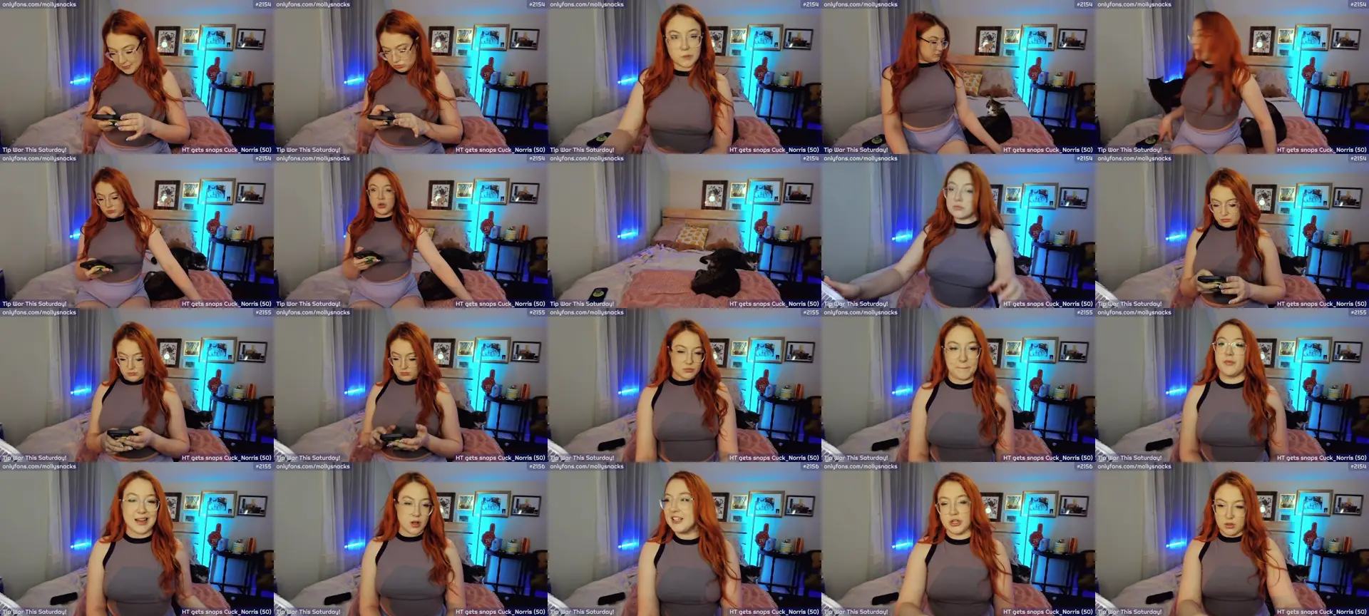 MollySnacks photo contact sheet