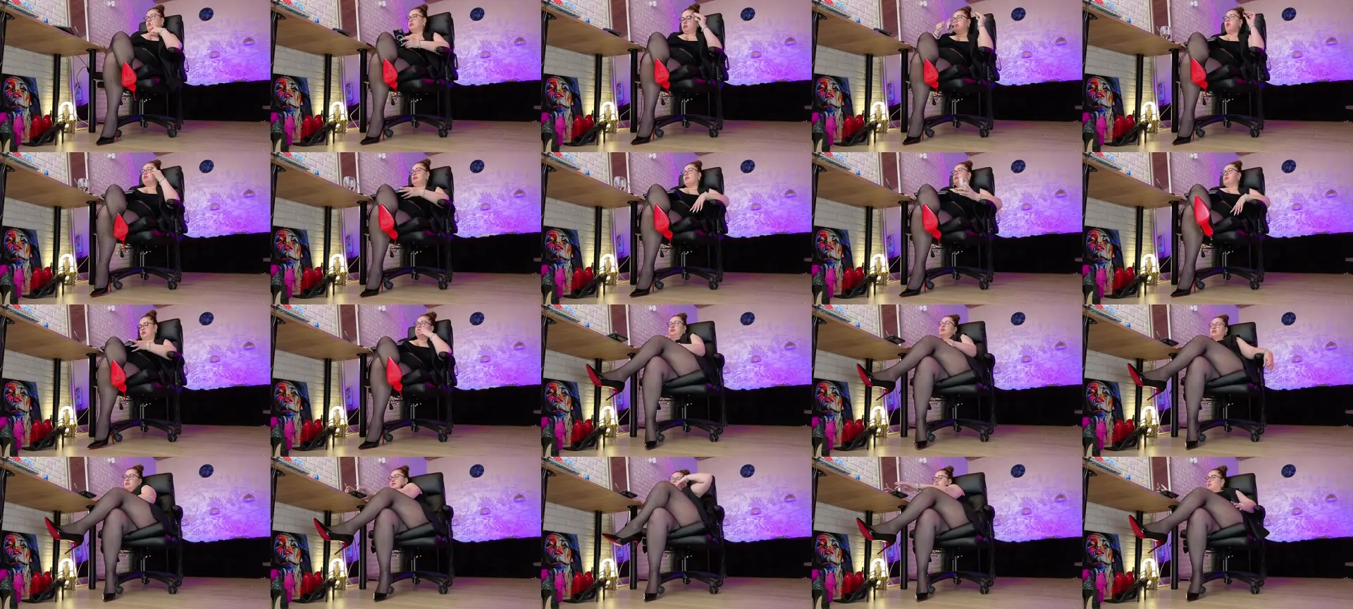 MommyDomme photo contact sheet