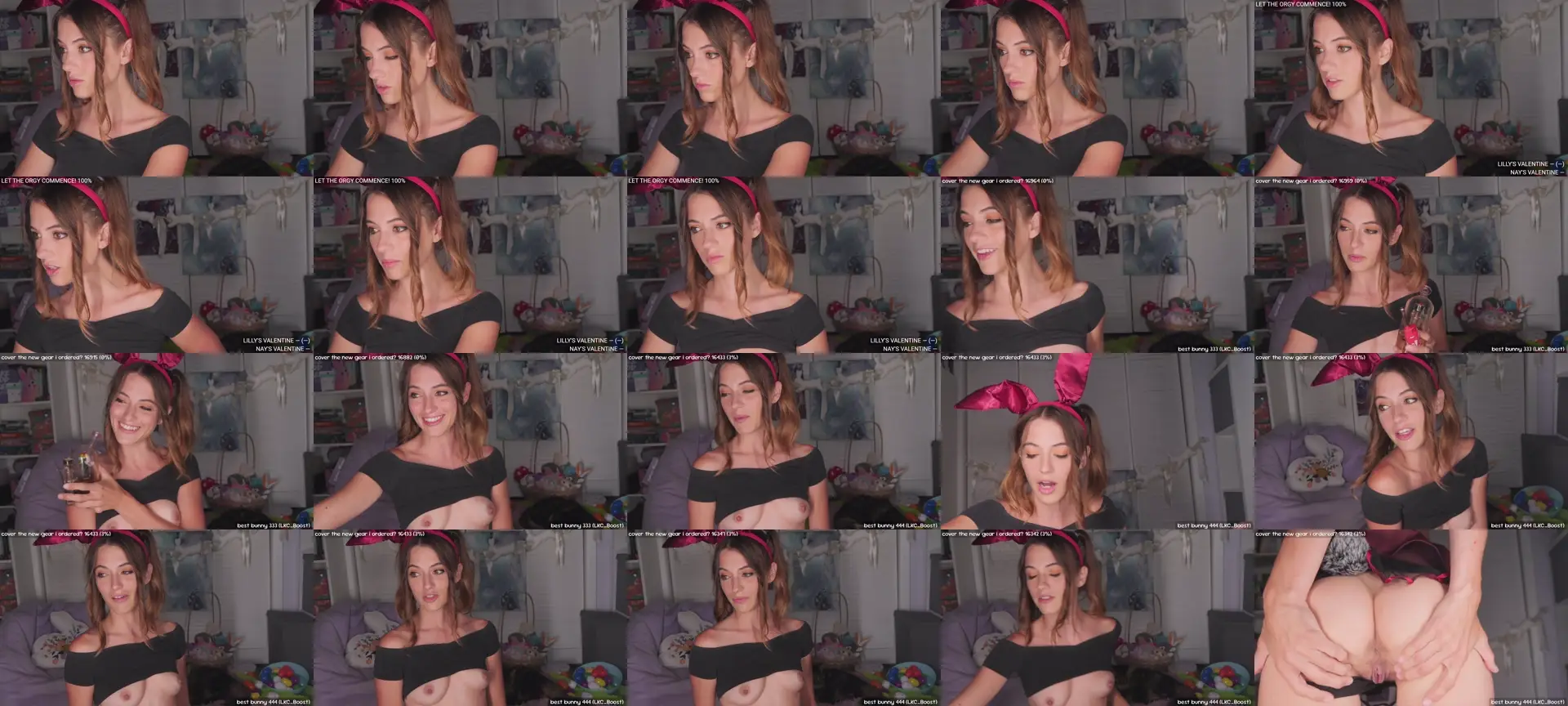 NaomiDee photo contact sheet