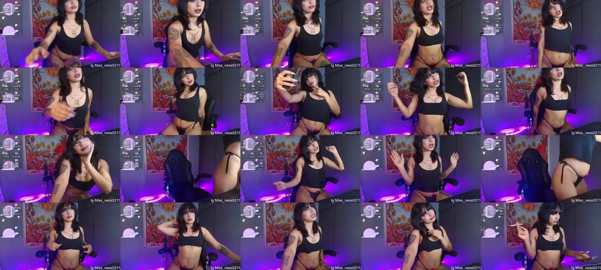 nessa333 photo contact sheet