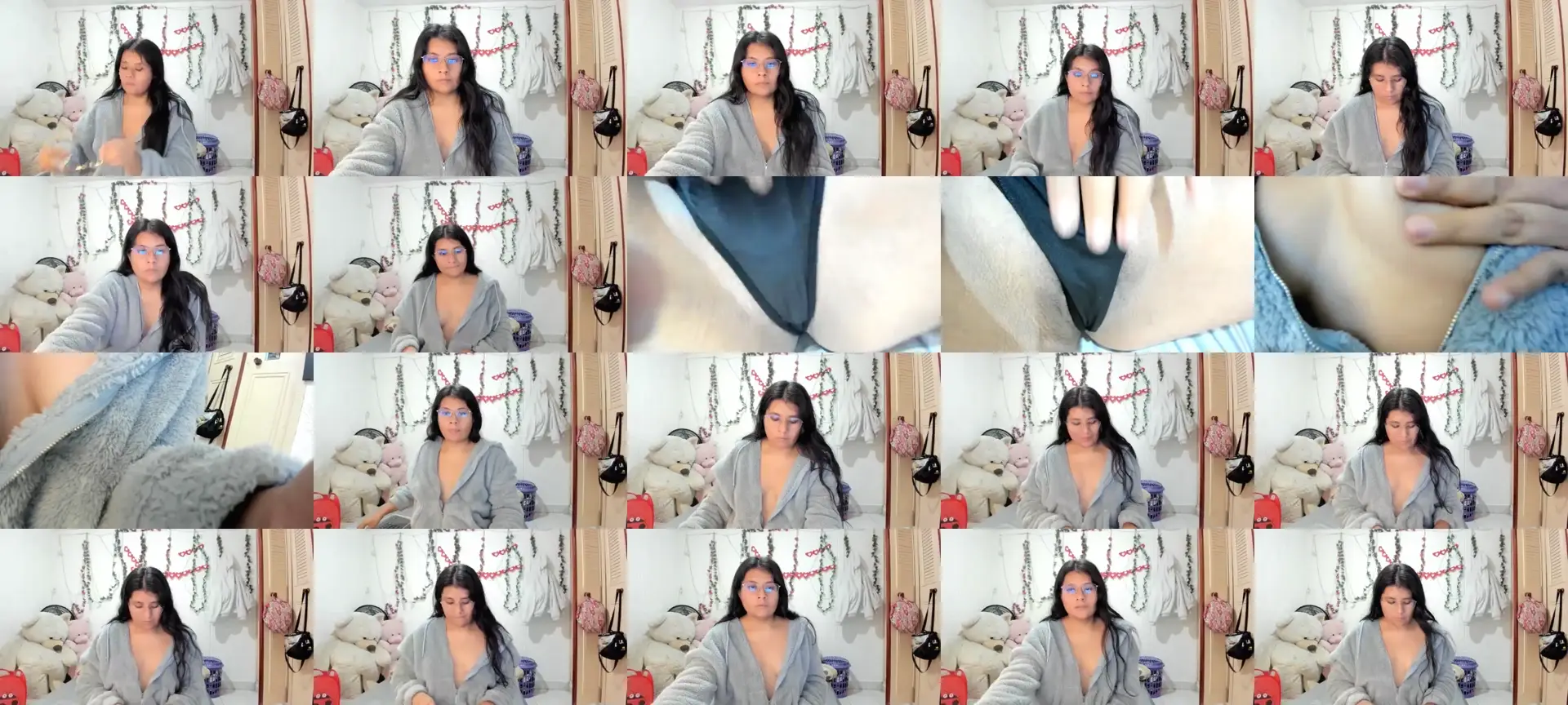 Paquitahot photo contact sheet