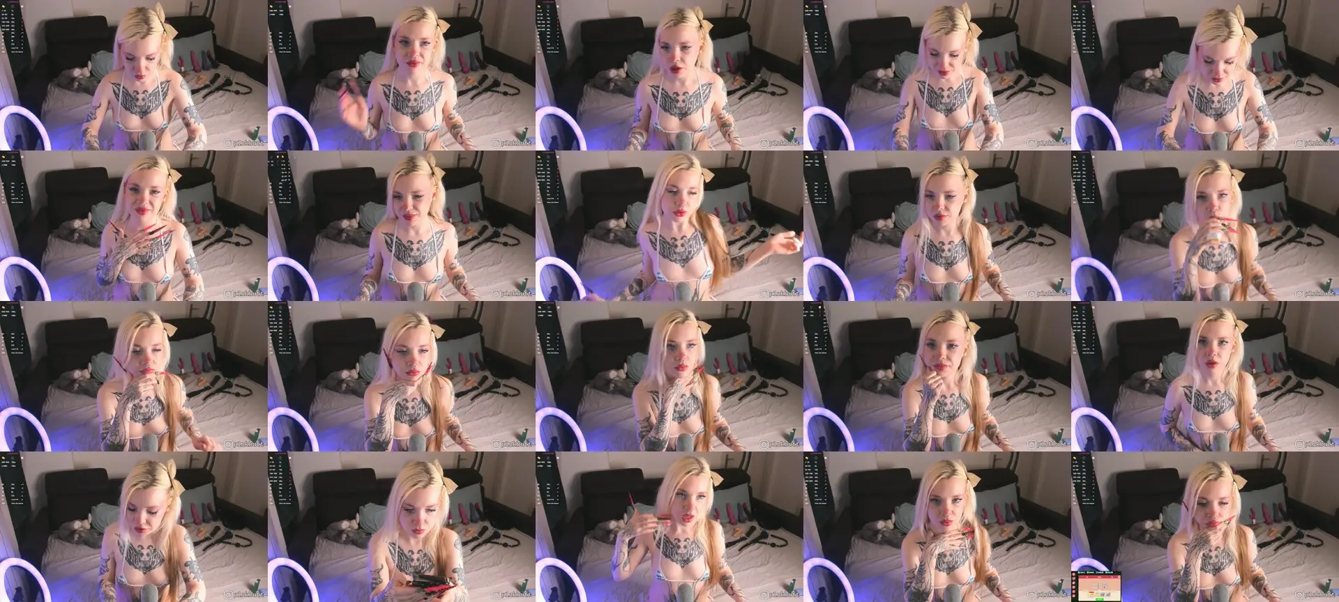 PinkSlobber photo contact sheet