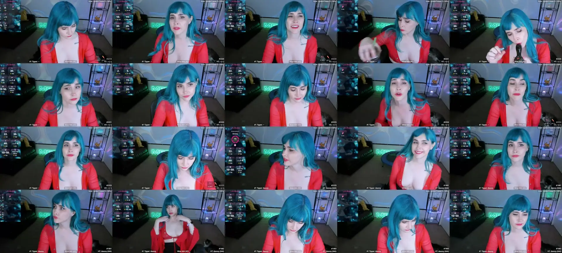 PixieBrat photo contact sheet