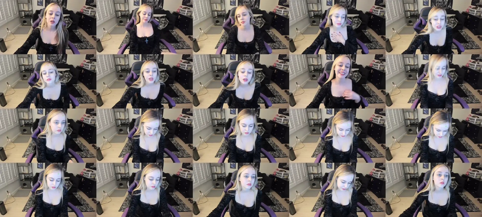 Princesslunar photo contact sheet