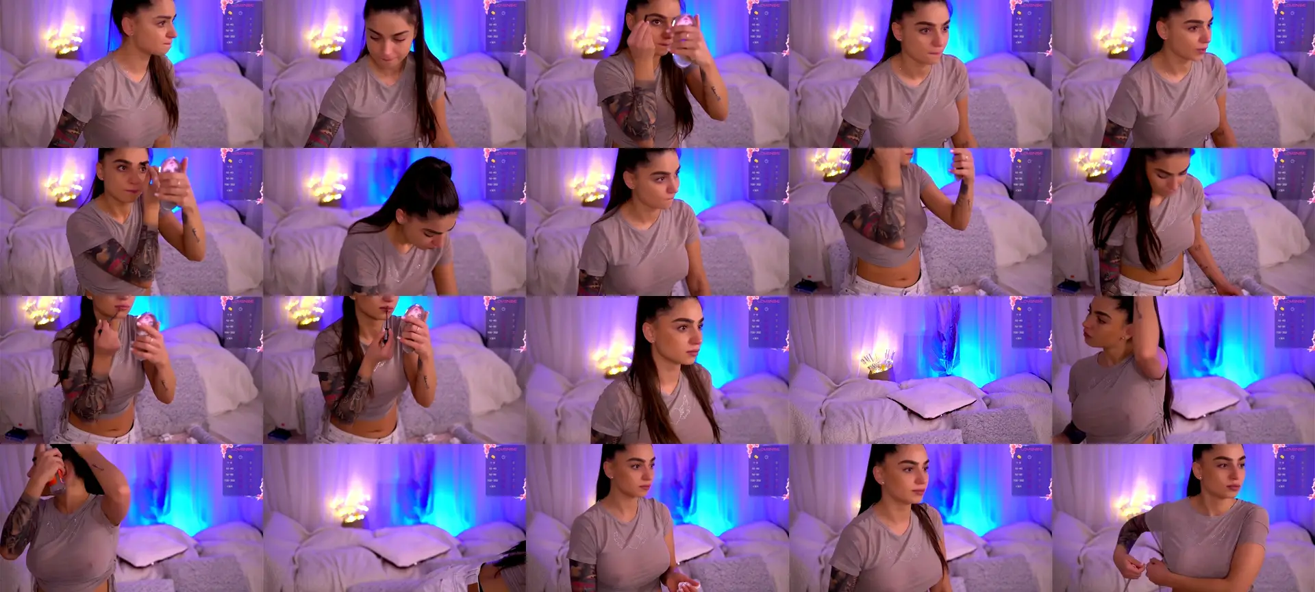 PureEllie photo contact sheet