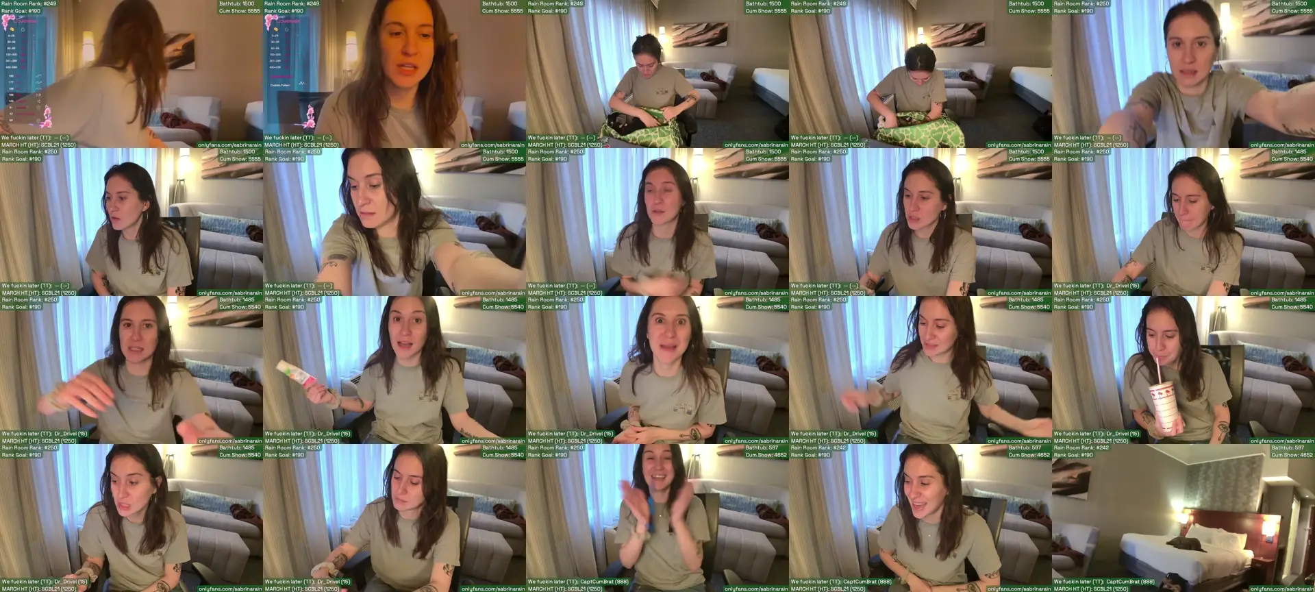 SabrinaRain photo contact sheet