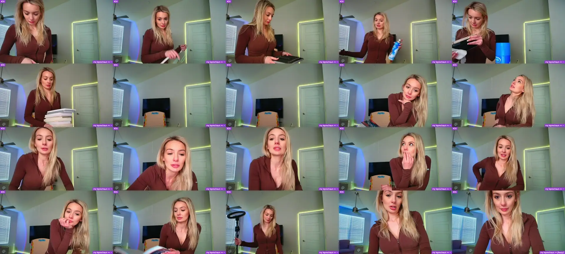 Sammy_gray photo contact sheet