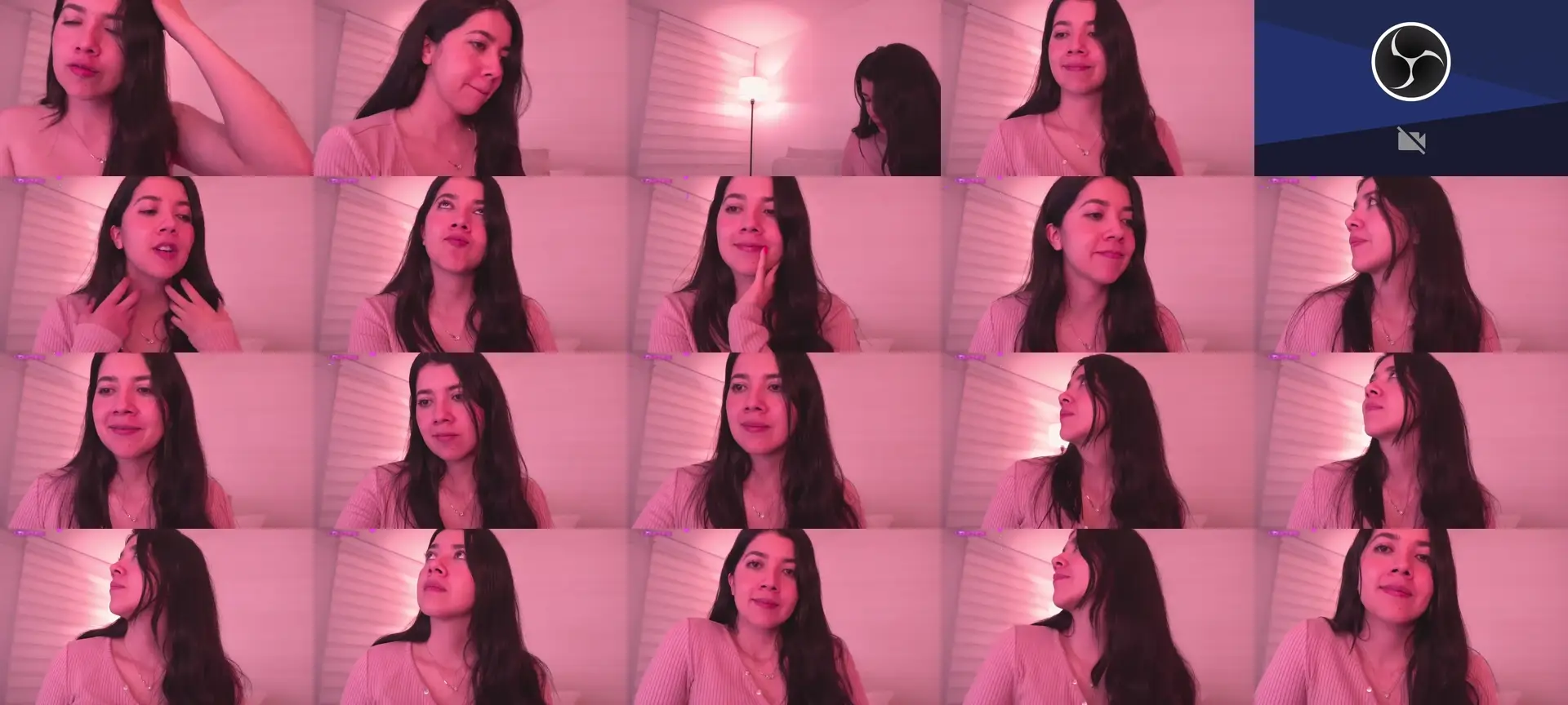 SaoriRose photo contact sheet