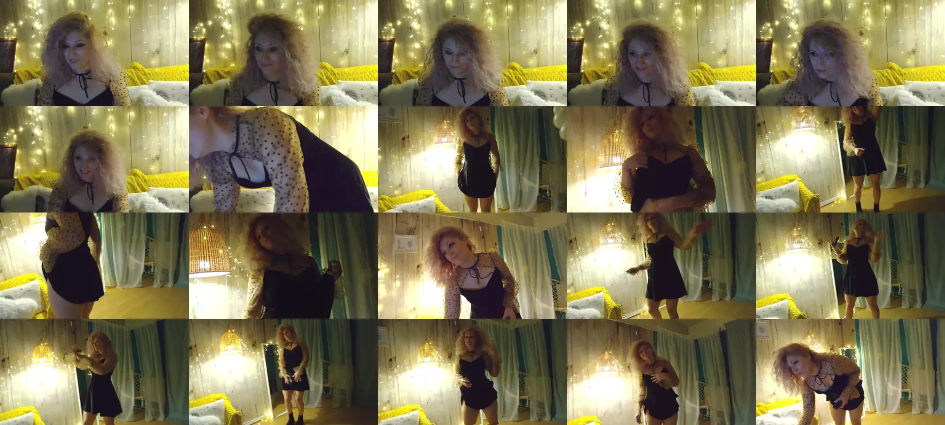 SassyKate photo contact sheet