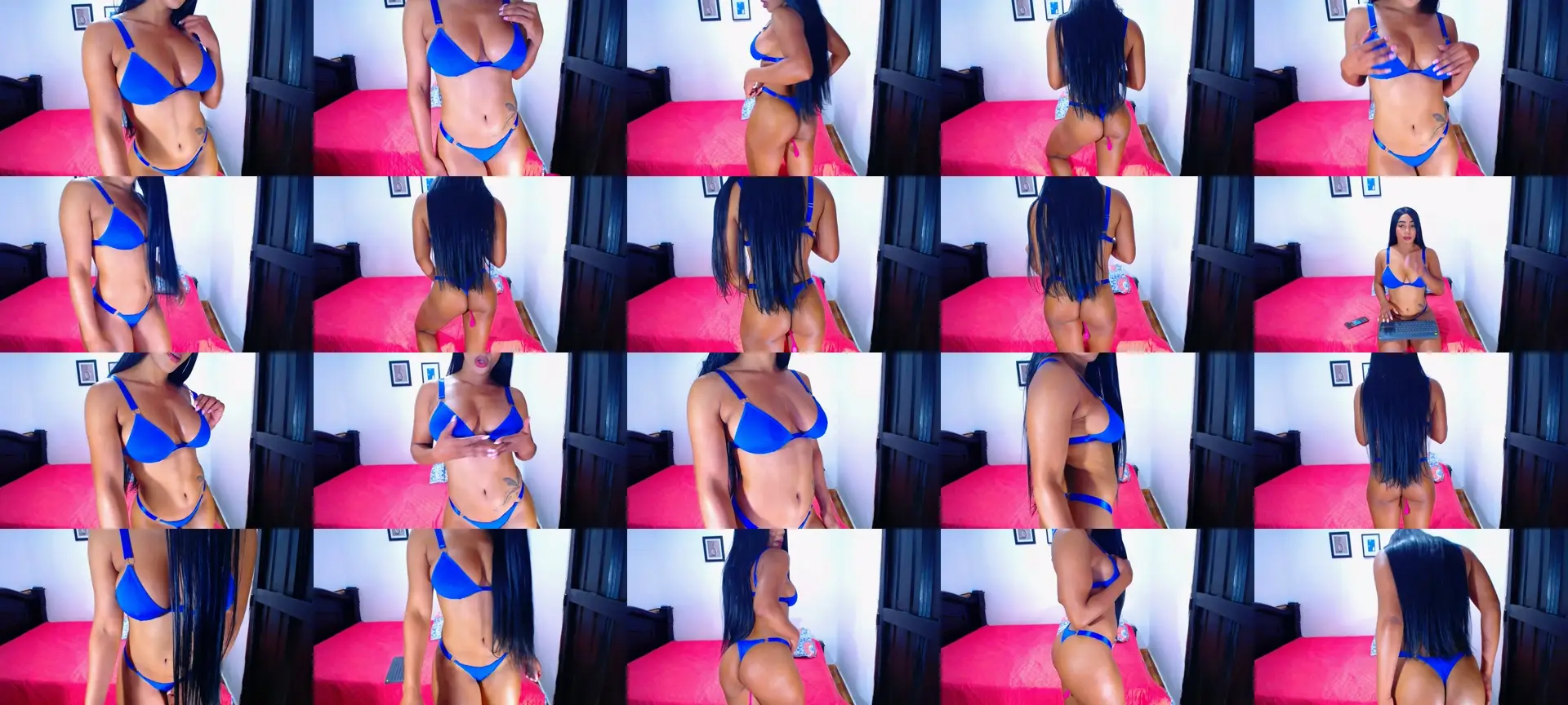 SharaEbony1 photo contact sheet