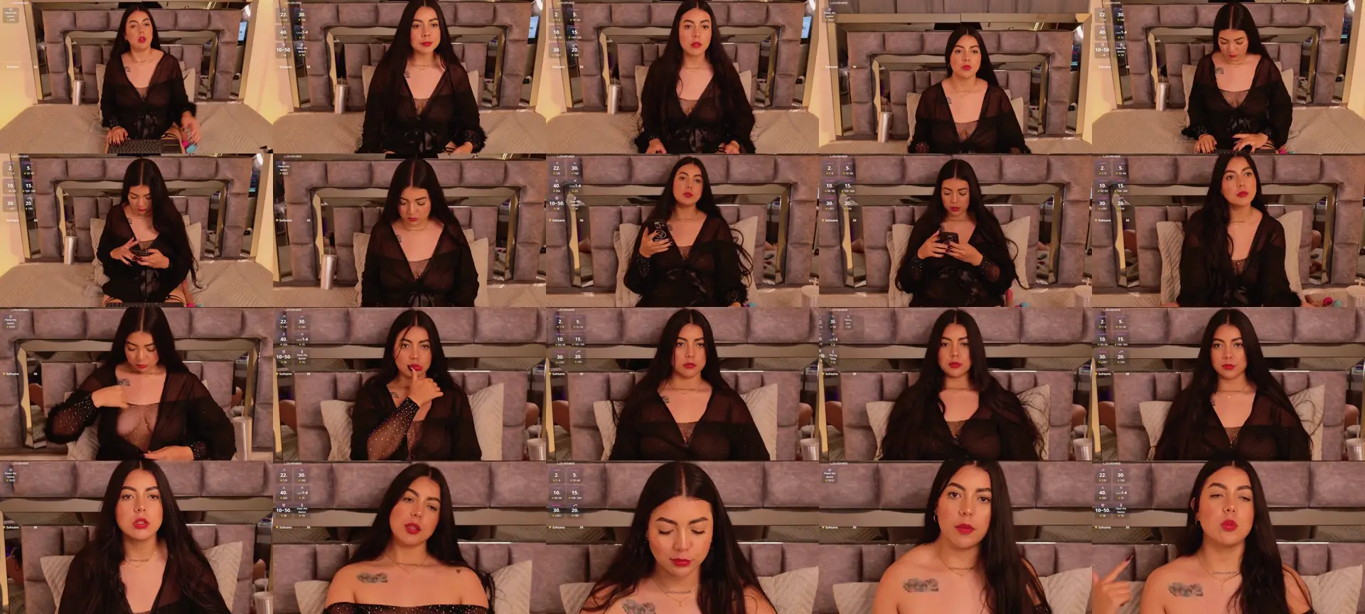 SienaDiaz photo contact sheet