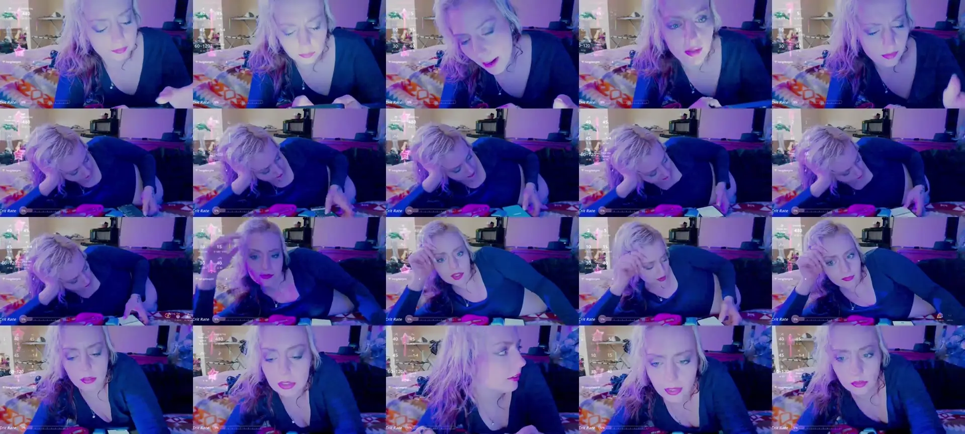 SkarlettRose photo contact sheet