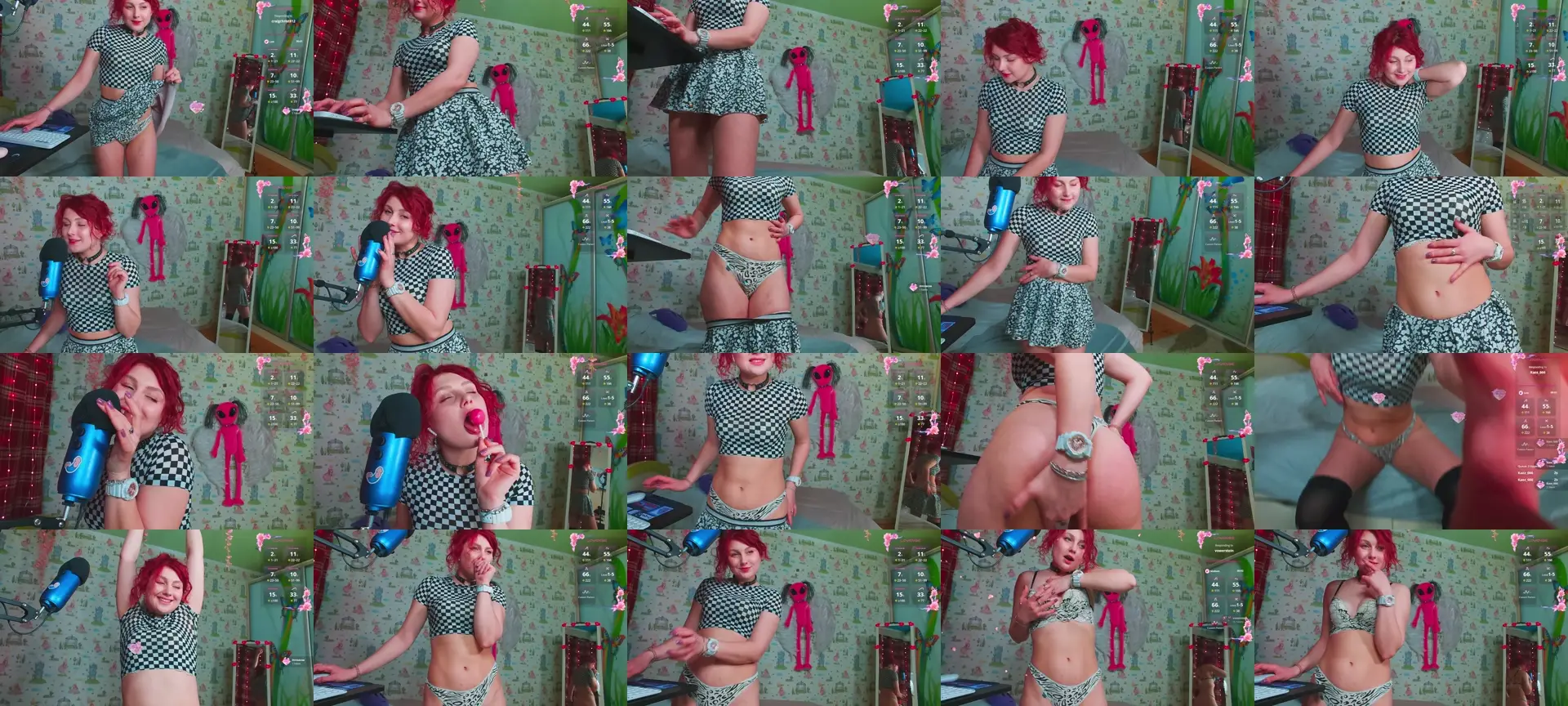 SmokyRose photo contact sheet