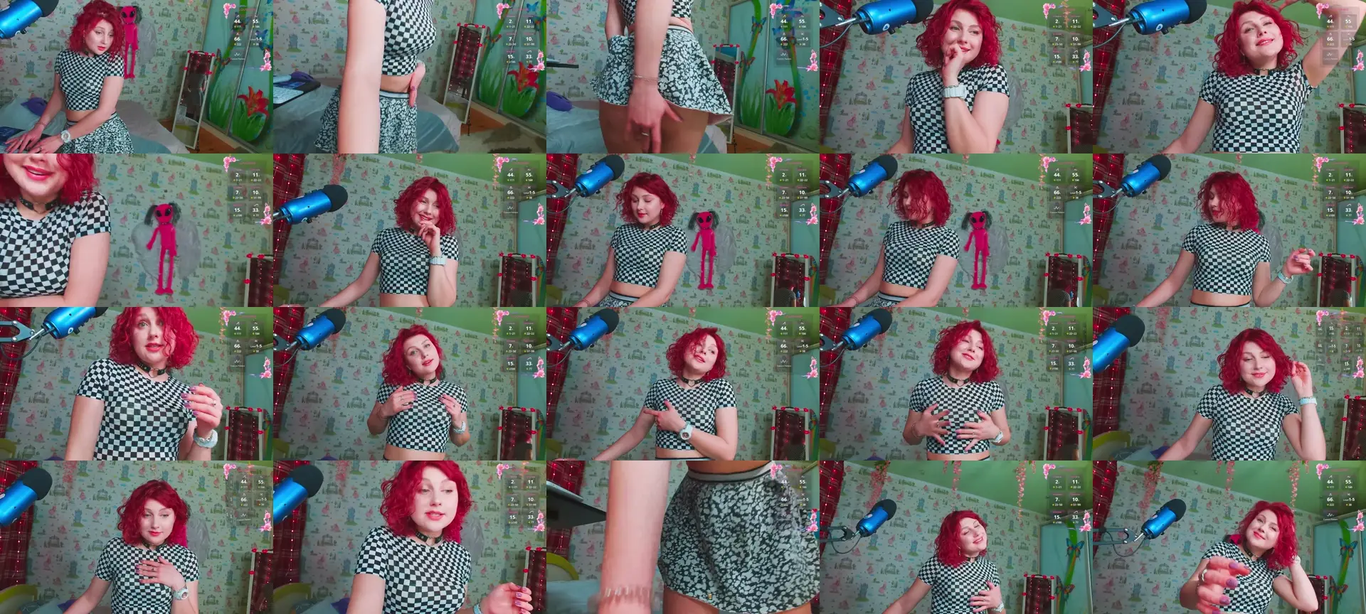 SmokyRose photo contact sheet