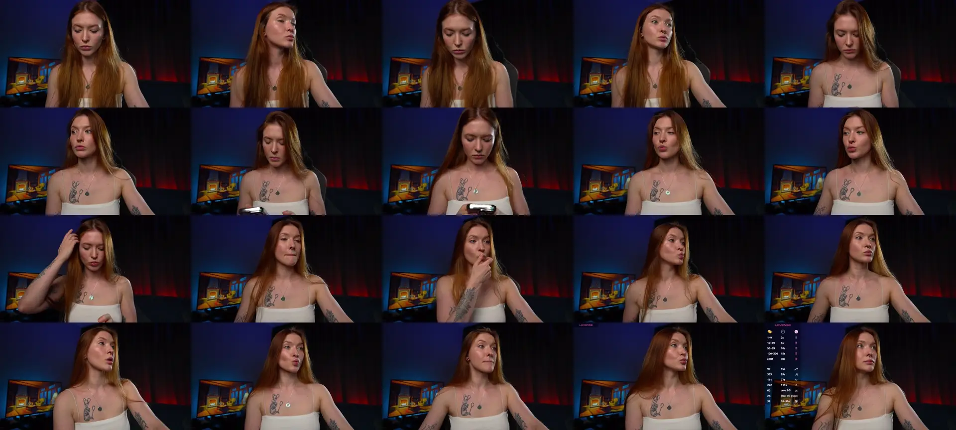 SonicPorn photo contact sheet