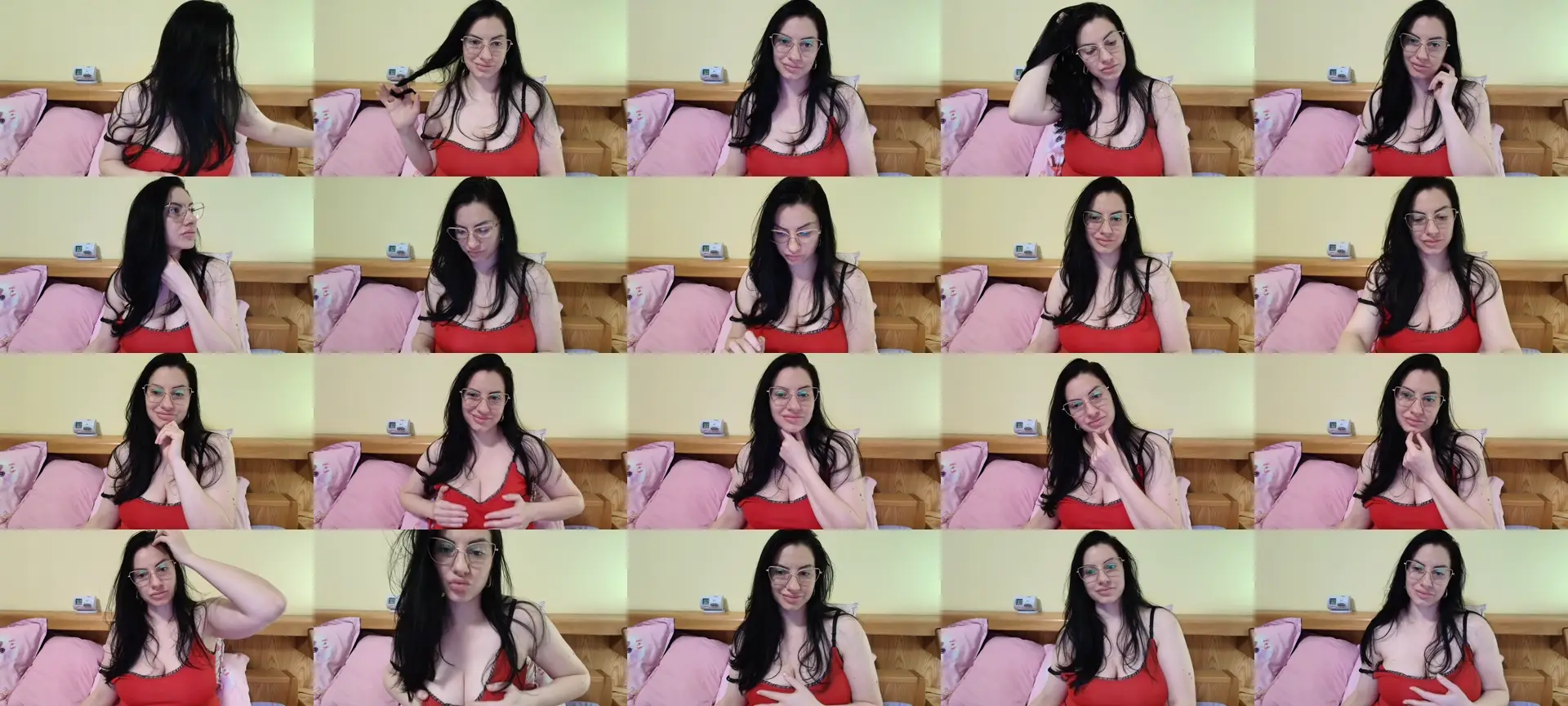 SweetMilenna photo contact sheet