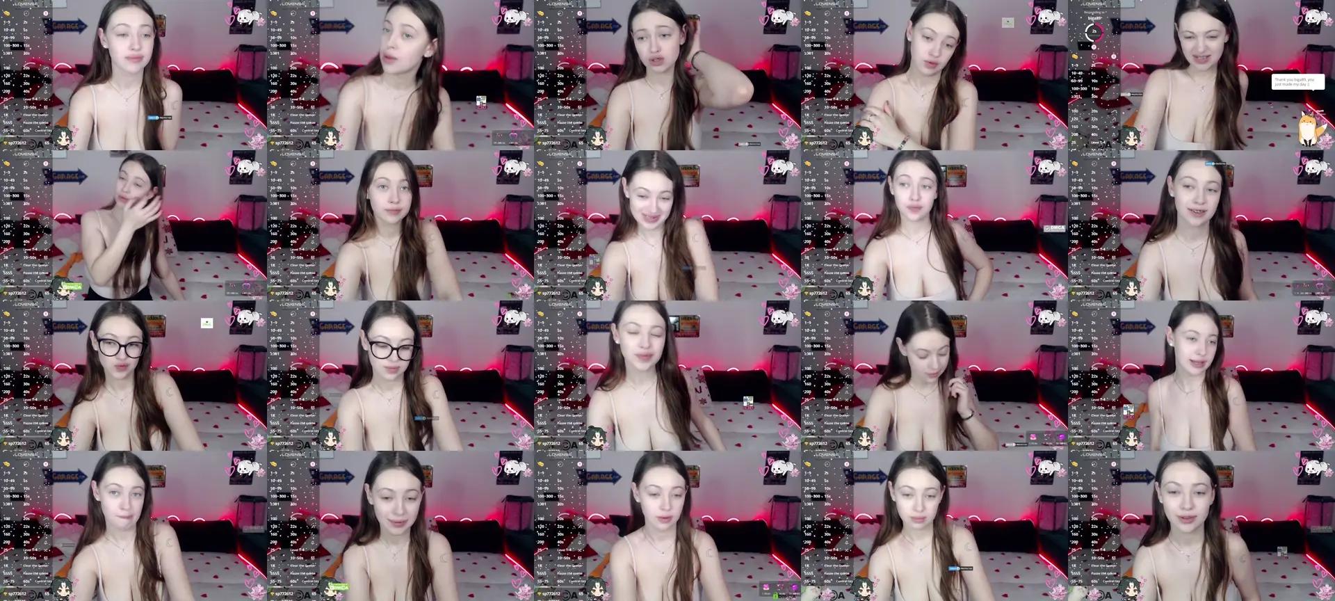 SweetMuffin photo contact sheet