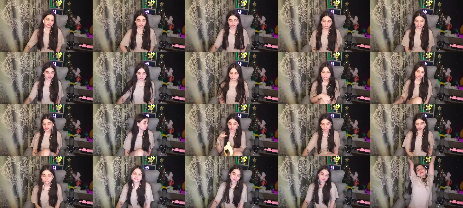 SweetQcheeks photo contact sheet