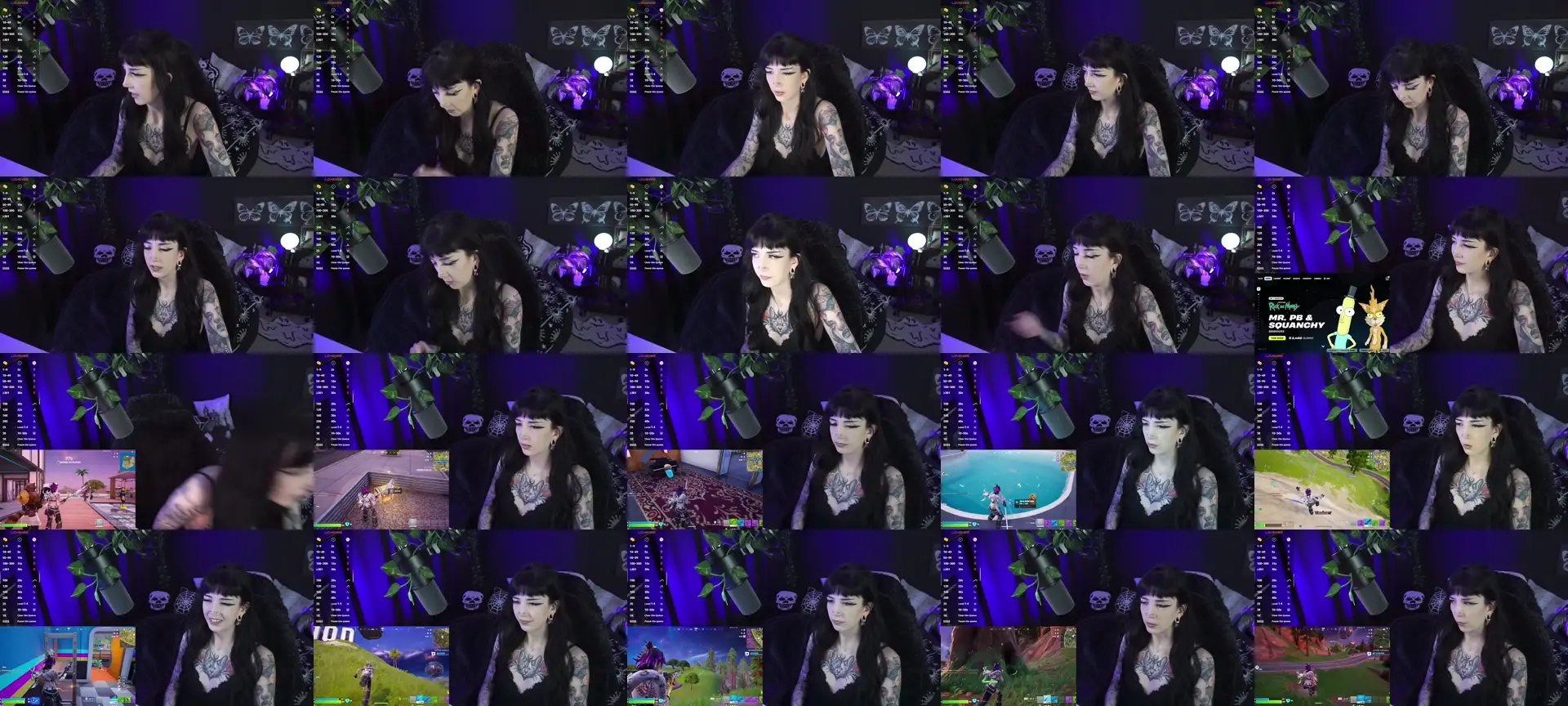 TatsnCats photo contact sheet