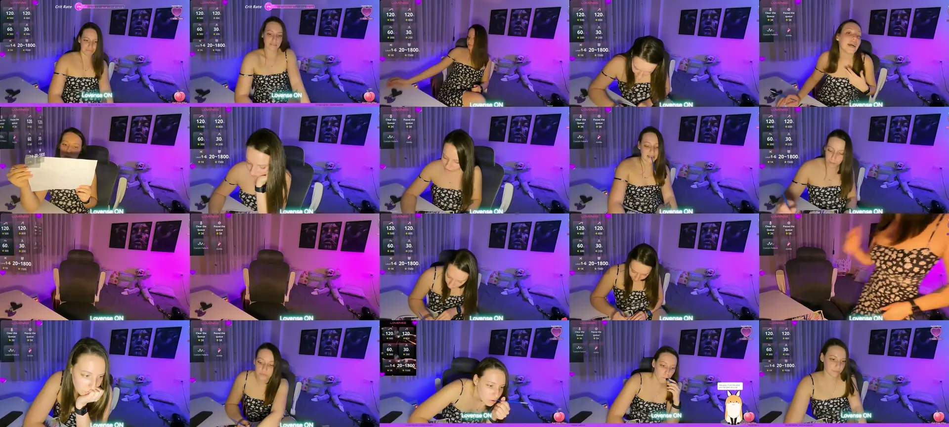 VeEuphoria photo contact sheet