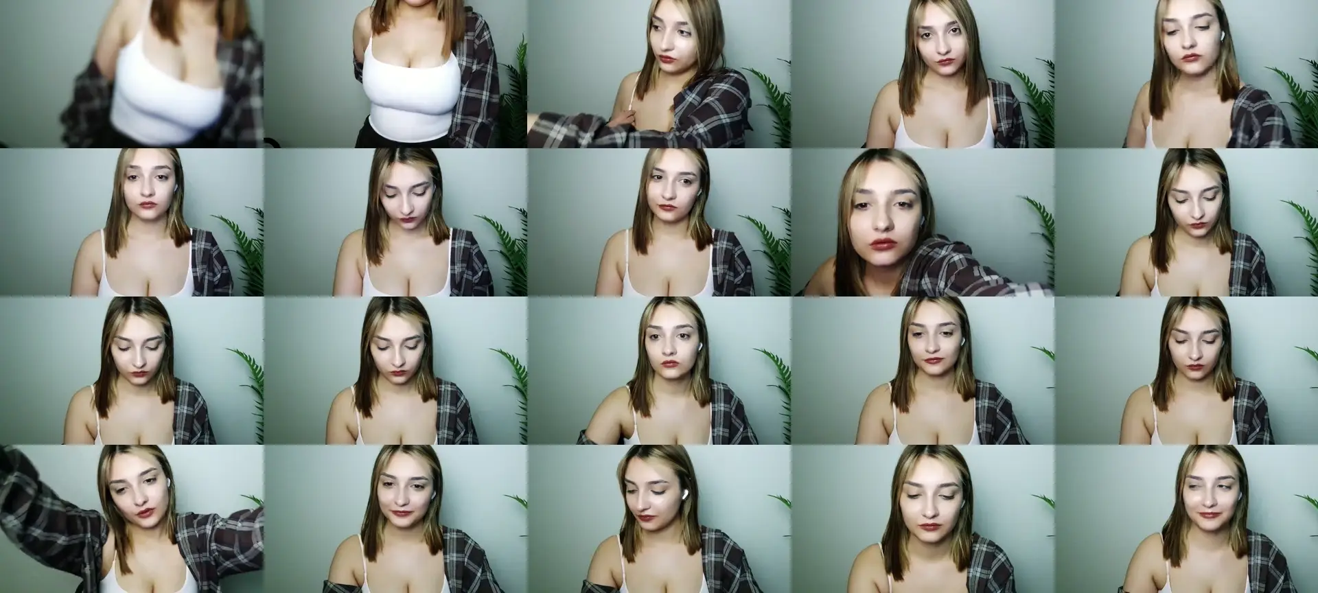 Veryshygirl photo contact sheet