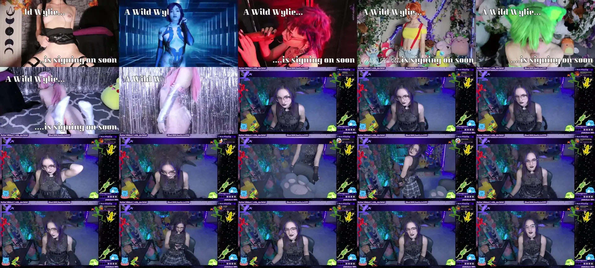 WildWyliePM photo contact sheet